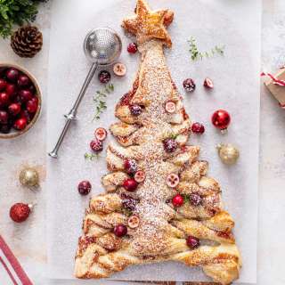 Puff Pastry Christmas Tree