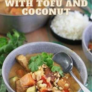 Satay Vegetables with Tofu and Coconut