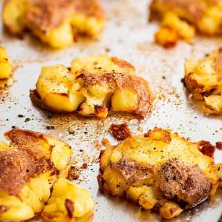 Crispy Smashed Red Potatoes