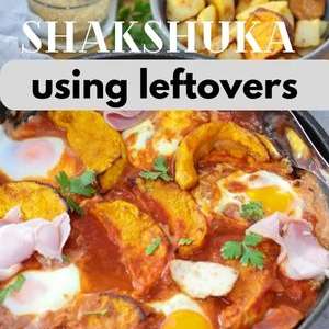 Shake the fridge Shakshuka use up leftovers!