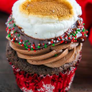 Hot Cocoa Cupcakes