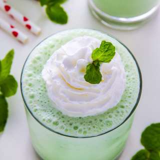 Homemade Shamrock Shakes