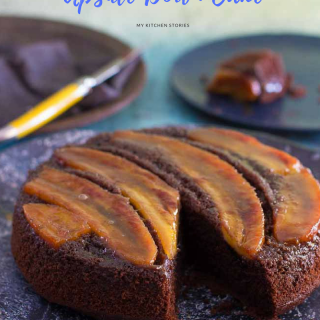 Banana Chocolate Upside Down Cake