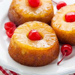 Mini Pineapple Upside-Down Cakes