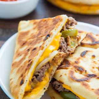Loaded Philly Cheesesteak Quesadillas