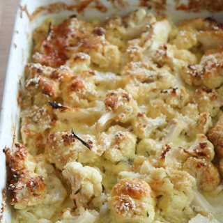 Cauliflower Cheese with Thyme, Gluten free