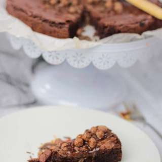 Brownie Cake Salted Caramel and Chocolate bombs