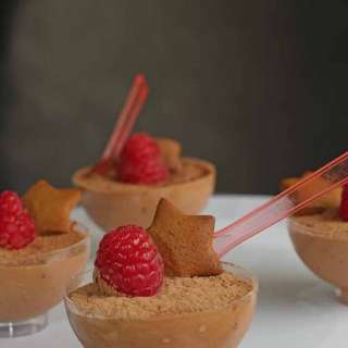Frozen Chocolate Mousse Cups
