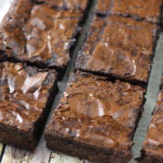 Brownies, gluten free and deliciously chocolatey