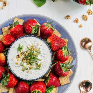 Whipped Goat Cheese and Herb Dip