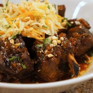 Asian Style Short Ribs with Daikon Salad