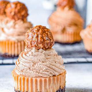 Mini Ferrero Rocher Cheesecakes