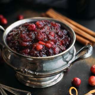 Mulled Wine Cranberry Sauce