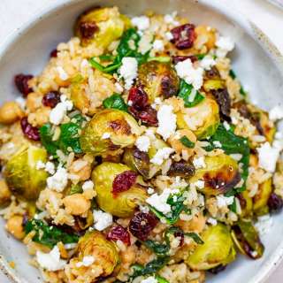 Roasted Brussels Sprouts Salad