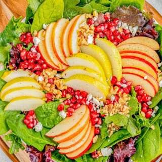 Fall Harvest Salad with Apples and Pears