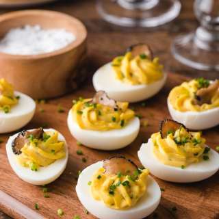 Truffled Deviled Eggs