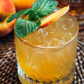 Bourbon Peach Smash