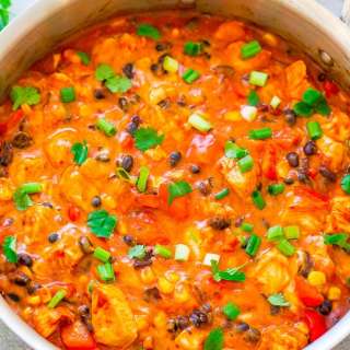 15-Minute Cheesy Chicken Taco Skillet
