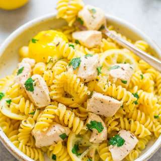 One-Bag Lemon Chicken and Pasta