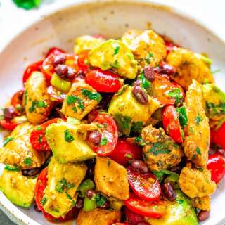 Chicken Black Bean Avocado Salad