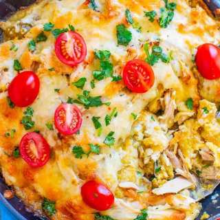 Salsa Verde Chicken Chilaquiles