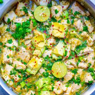 15-Minute Salsa Verde Chicken with Avocado