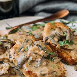Creamy Pork Chops Marsala