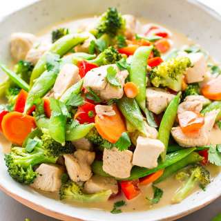 Thai Coconut Chicken Stir Fry