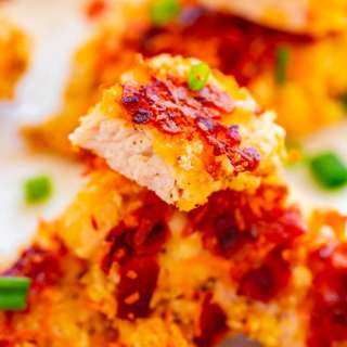 Baked Bacon Cheddar Chicken Tenders