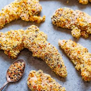 Everything Bagel Baked Chicken Tenders
