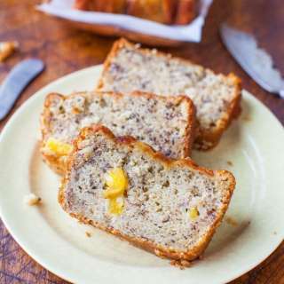 Coconut Oil Banana Pineapple Bread