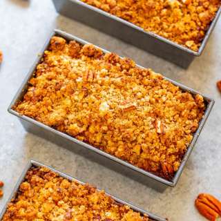 Mini Crumble Topping Pumpkin Bread