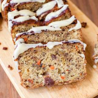 Glazed Banana Pineapple Bread