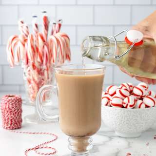 Coffeehouse-Style Peppermint Syrup