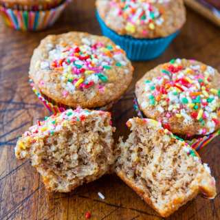 Banana Yogurt Muffins and Little Banana Bread Loaf
