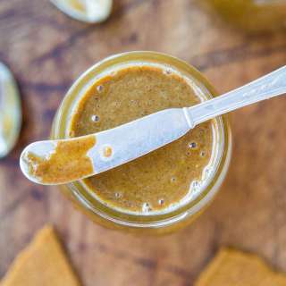 Gingerbread Cookie Dough Peanut Butter (gluten-free with vegan option)