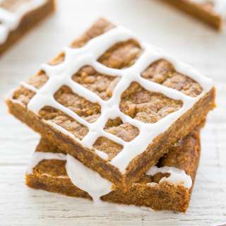 Iced Gingerbread Bars