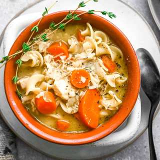 Leftover Turkey Noodle Soup
