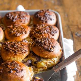 Baked Turkey Bacon Onion Sandwiches