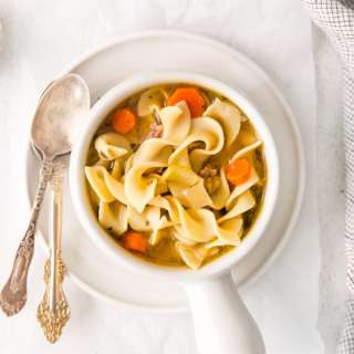 Instant Pot Turkey Noodle Soup