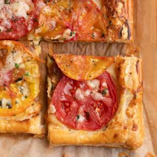 Puff Pastry Tomato Tart