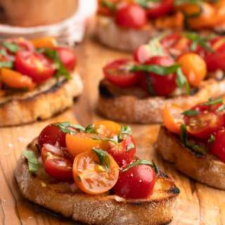 Cherry Tomato Bruschetta