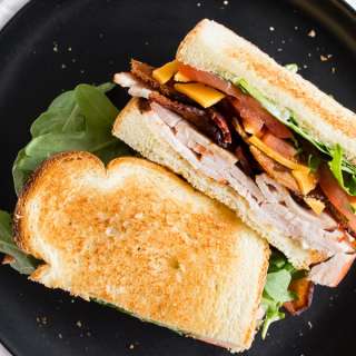 Turkey and Cheese BLT Sandwich