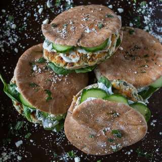 Chicken Souvlaki Burgers