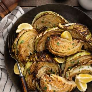 Roasted Cabbage Wedges