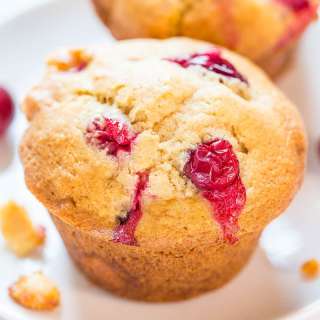 White Chocolate Cranberry Muffins