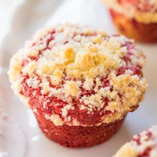 Red Velvet Cream Cheese Muffins