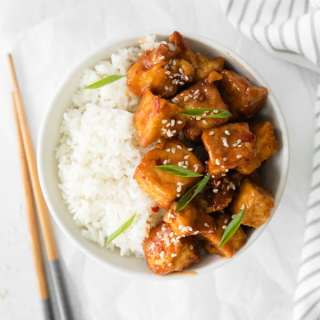 Air Fryer Sweet Chili Tofu