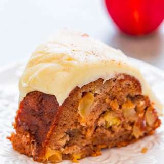 Apple Bundt Cake with Cream Cheese Frosting