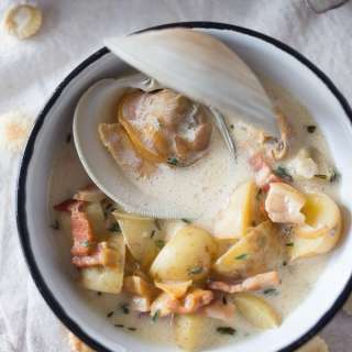 Homemade New England Clam Chowder